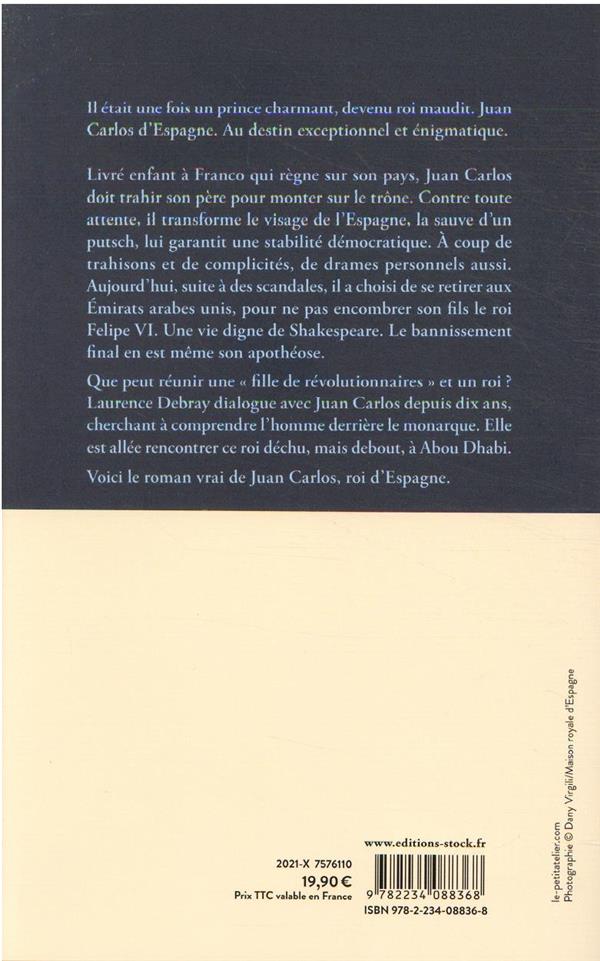Back cover of Mon roi déchu : Juan Carlos d'Espagne