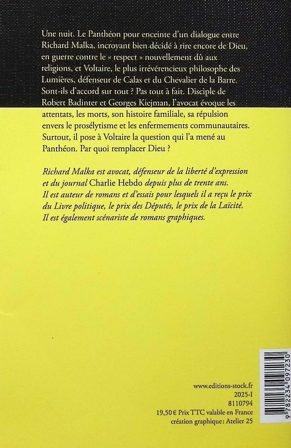 Back cover of Après Dieu