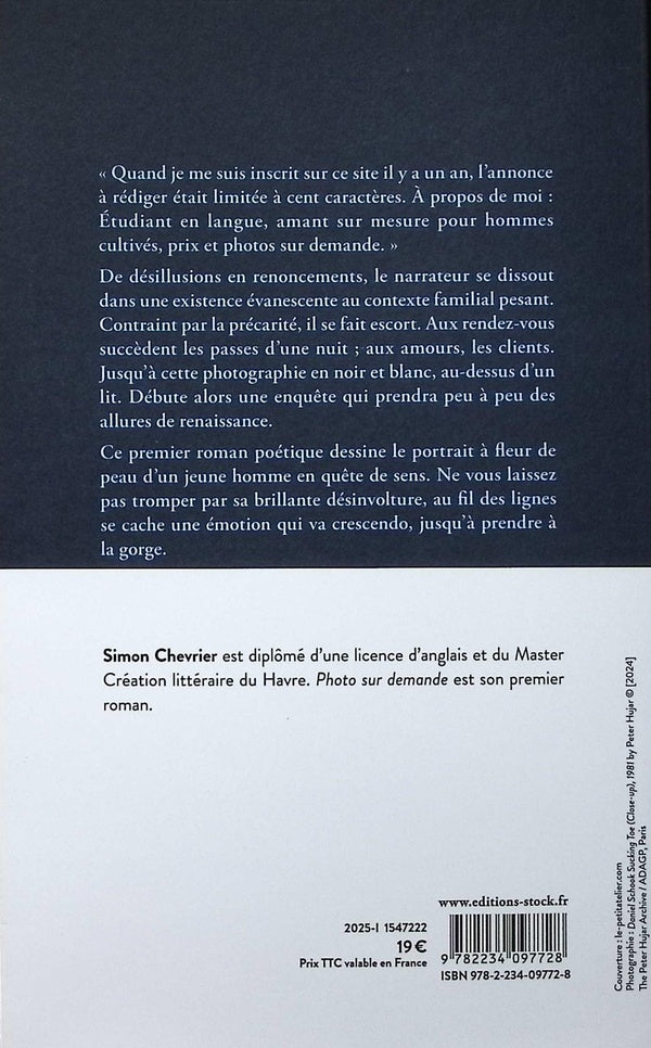 Back cover of Photo sur demande