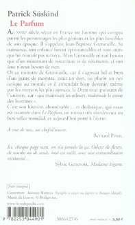 Back cover of Le parfum