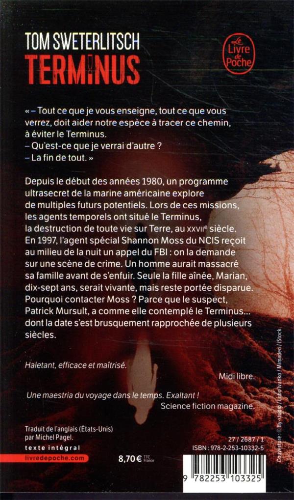 Back cover of Terminus