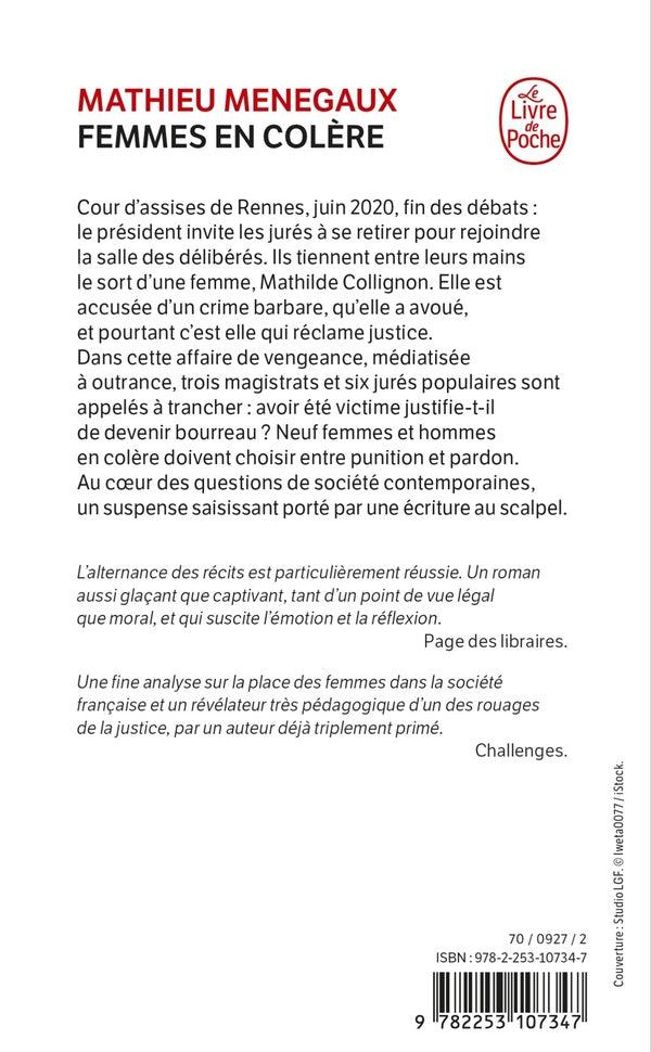 Back cover of Femmes en colère