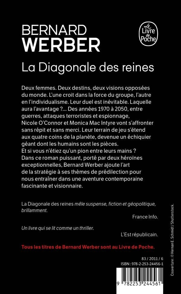 Back cover of La diagonale des reines