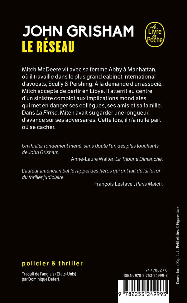 Back cover of Le Réseau