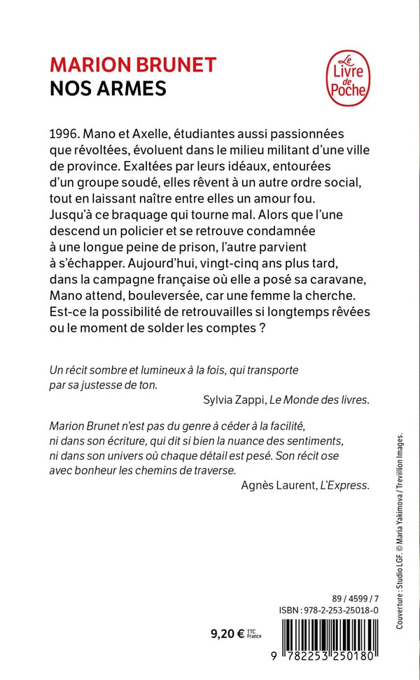 Back cover of Nos armes