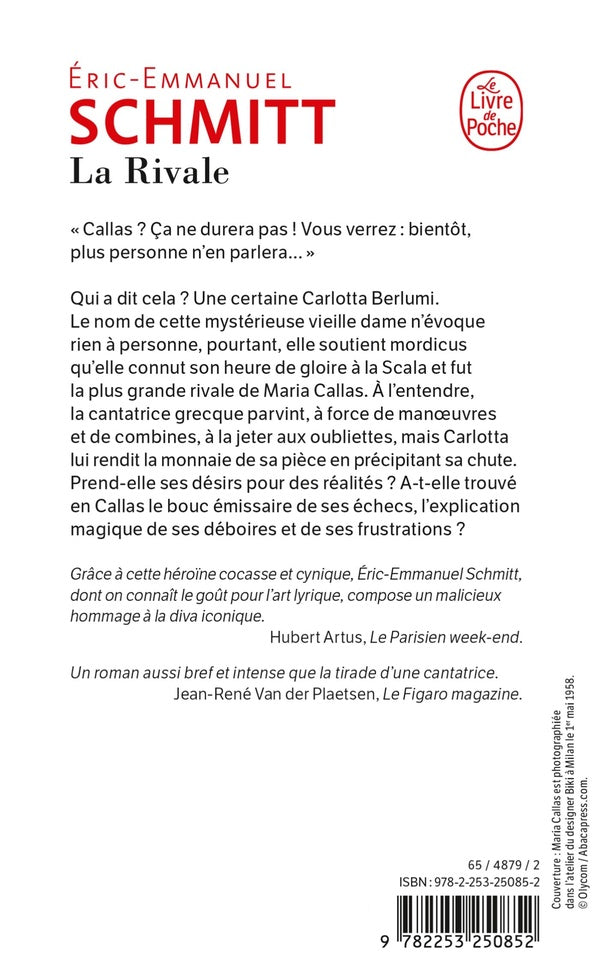 Back cover of La Rivale