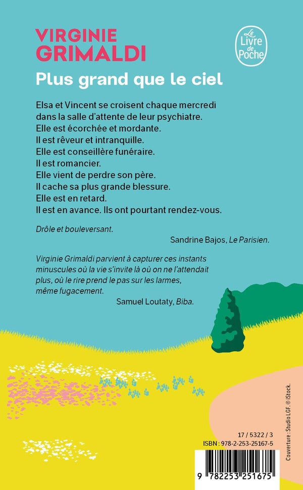 Back cover of Plus grand que le ciel