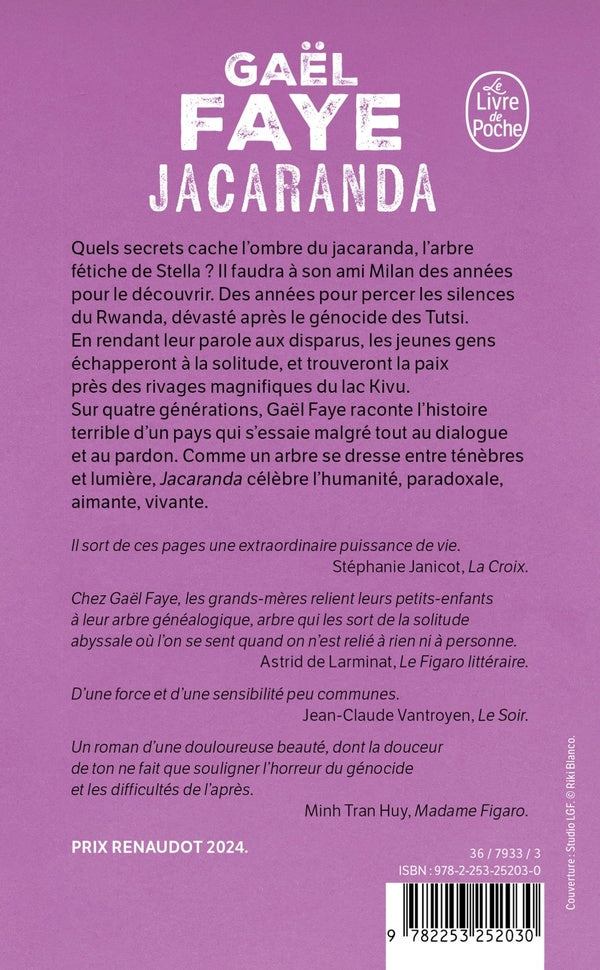 Back cover of Jacaranda