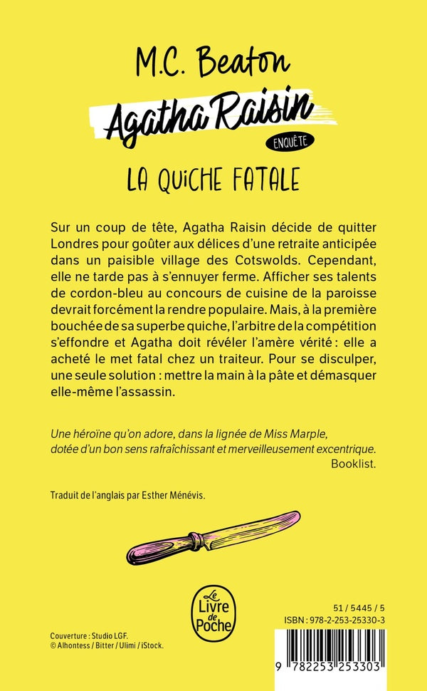 Back cover of Agatha Raisin enquête Tome 1 : La Quiche fatale