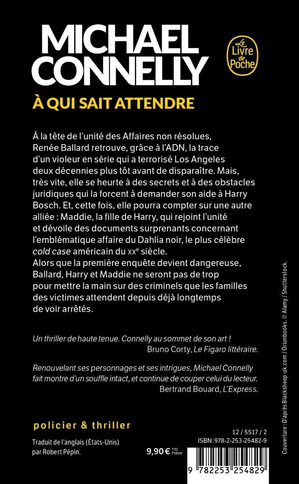 Back cover of À qui sait attendre