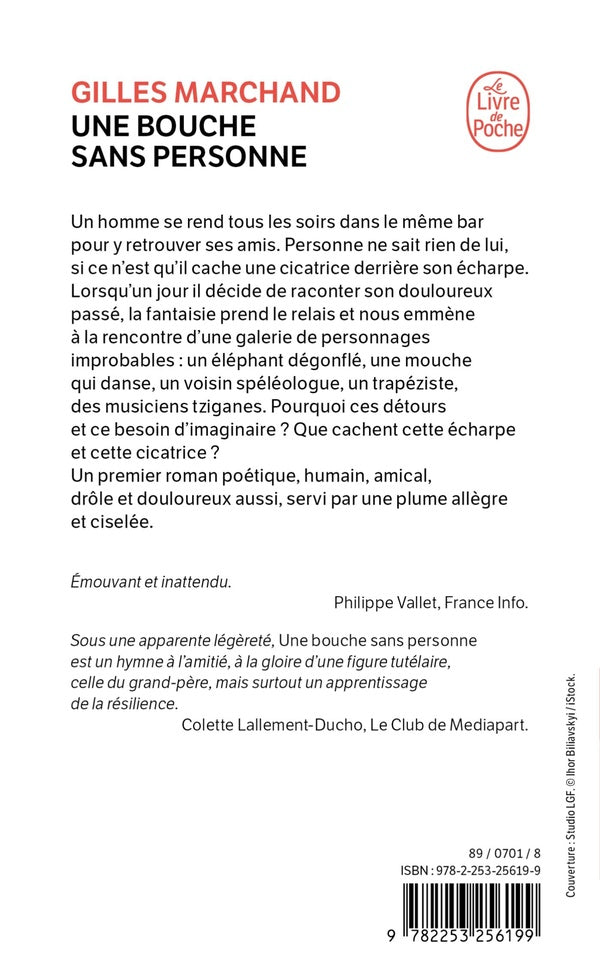 Back cover of Une bouche sans personne