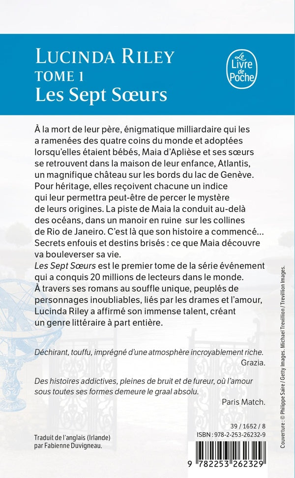 Back cover of Les sept soeurs Tome 1 : Maia