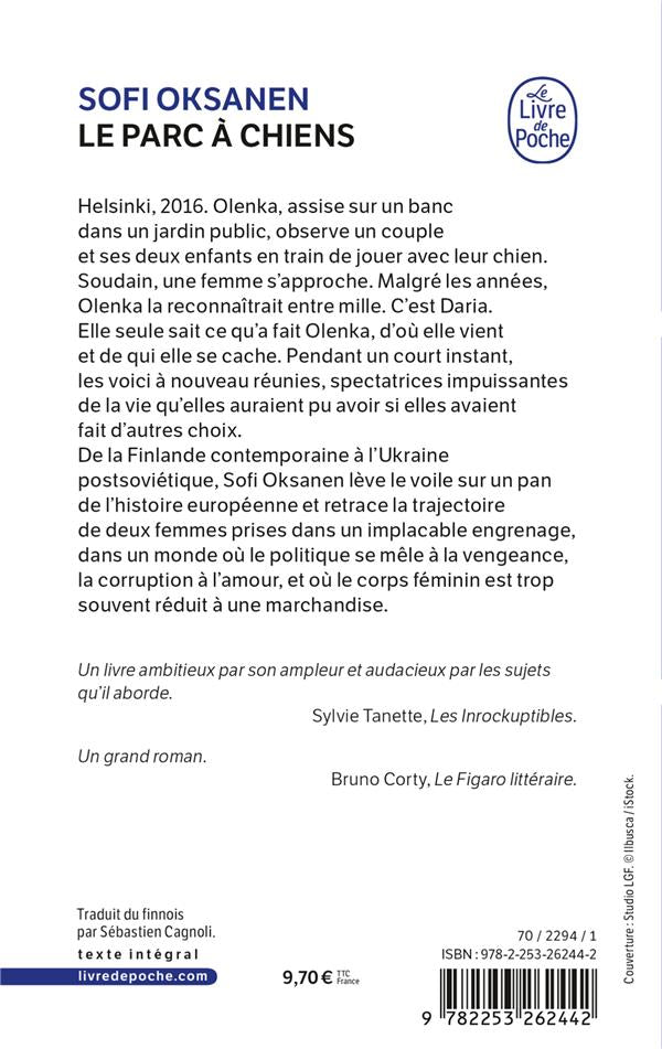 Back cover of Le parc à chiens