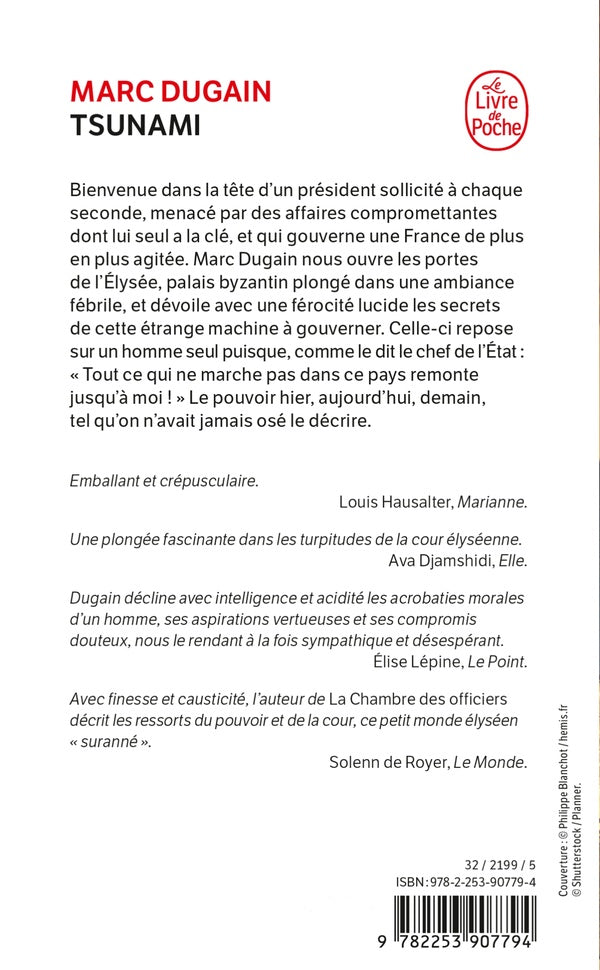 Back cover of Tsunami