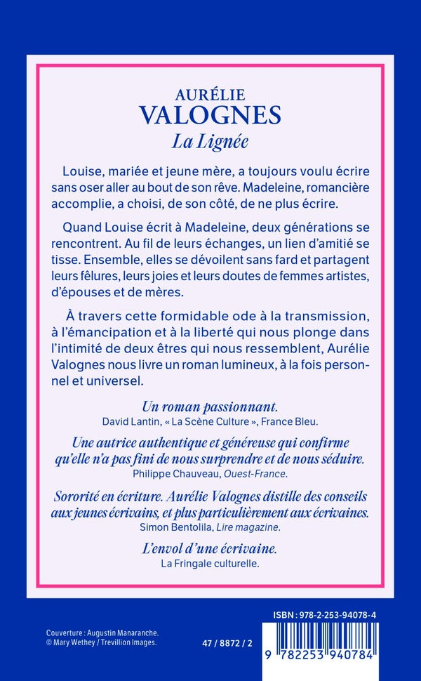 Back cover of La Lignée