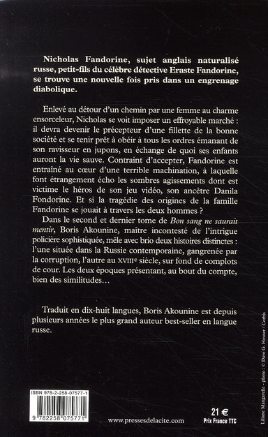 Back cover of Bon sang ne saurait mentir Tome 2 (IMPRESSION A LA DEMANDE)
