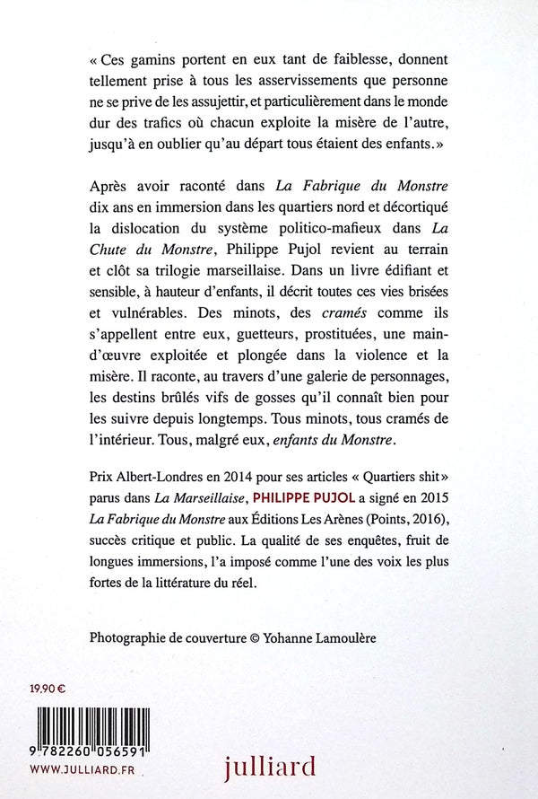 Back cover of Cramés : Les enfants du monstre