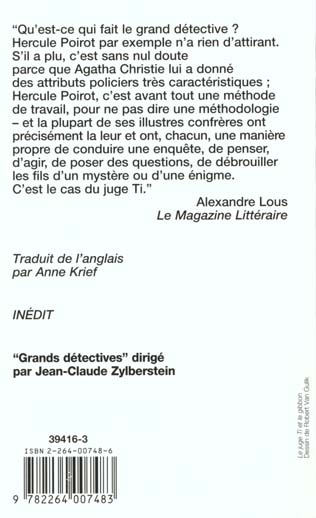 Back cover of Le singe et le tigre