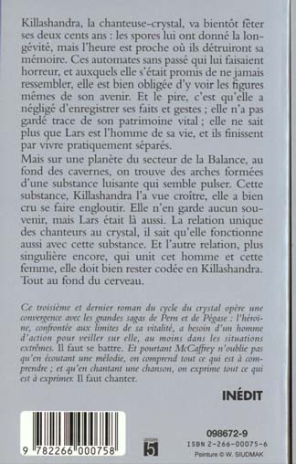 Back cover of Transe t.3 la memoire de crystal