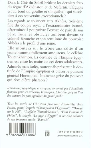Back cover of La reine soleil