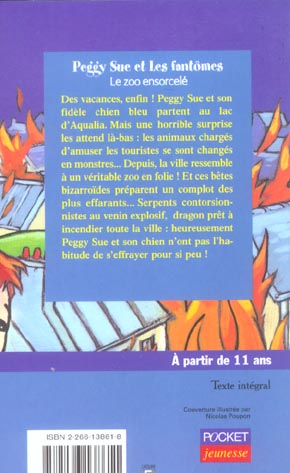 Back cover of Peggy sue et les fantomes - tome 4 le zoo ensorcelee - vol04