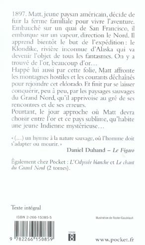Back cover of L'or sous la neige