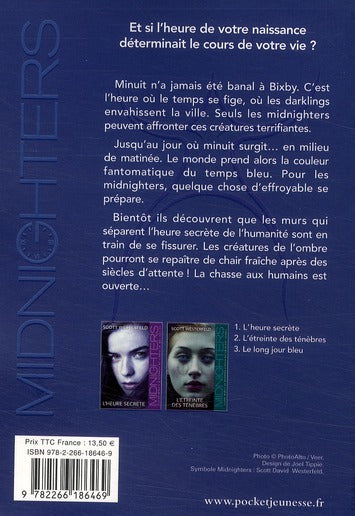 Back cover of Midnighters Tome 3 ; le long jour bleu