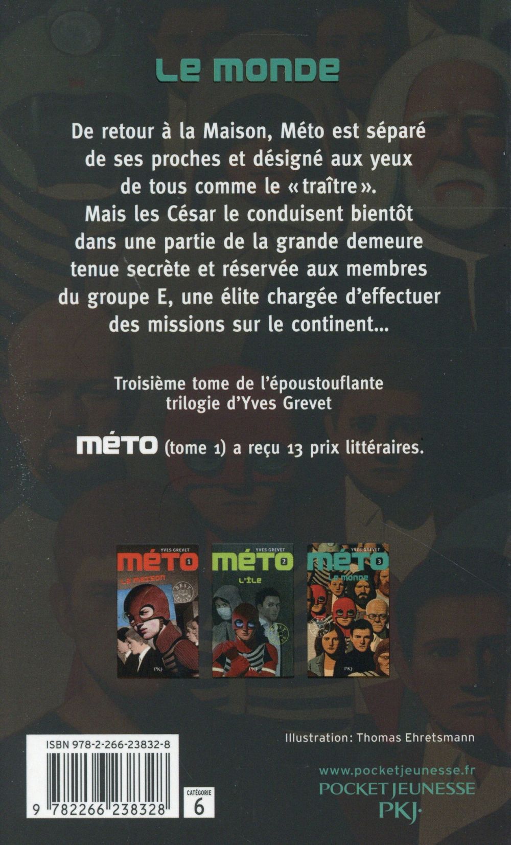 Back cover of Méto Tome 3 : le monde