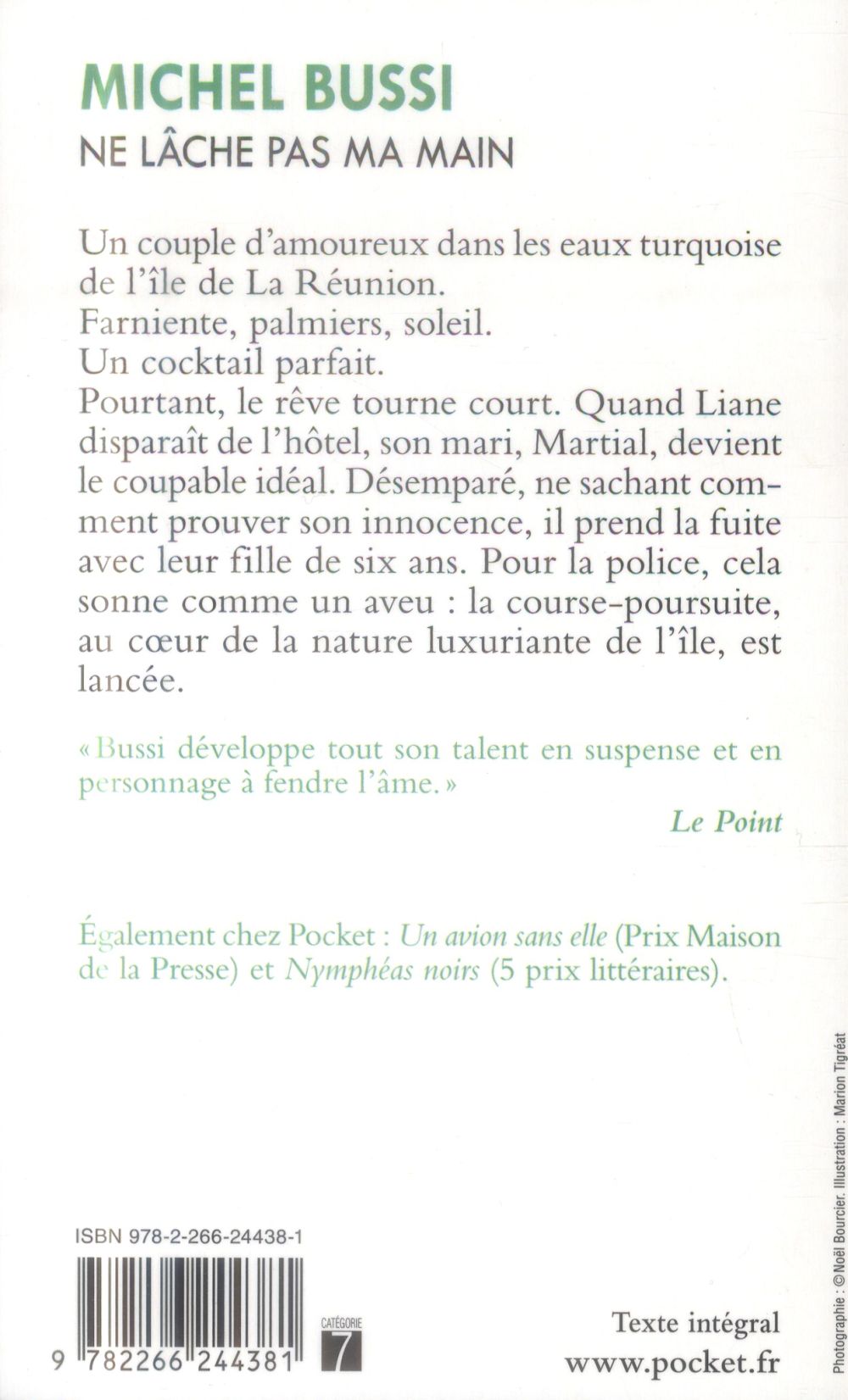 Back cover of Ne lâche pas ma main