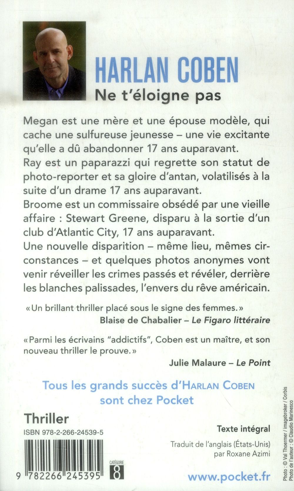Back cover of Ne t'éloigne pas