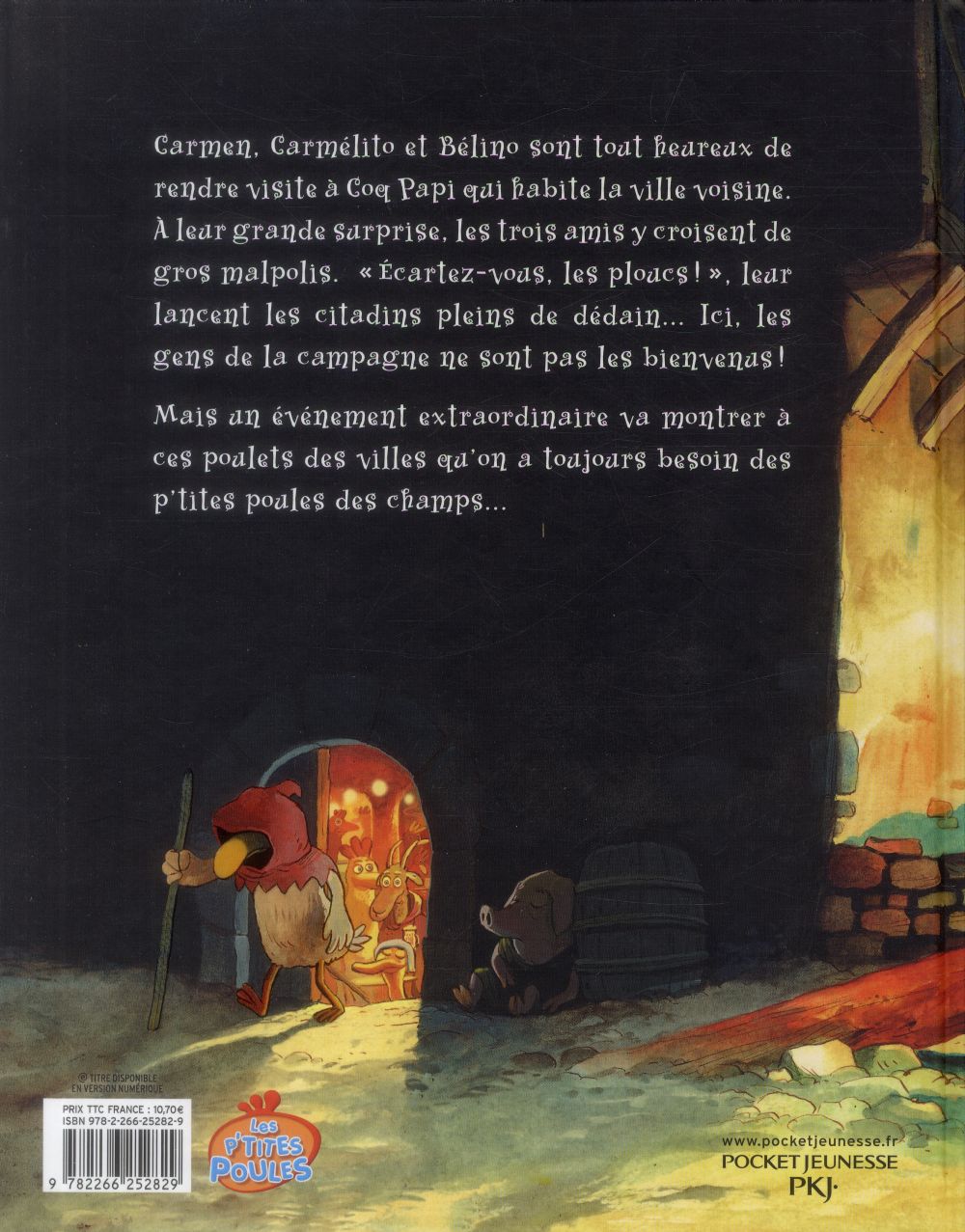 Back cover of Les P'tites Poules Tome 13 : la Poule au Bois Dormant