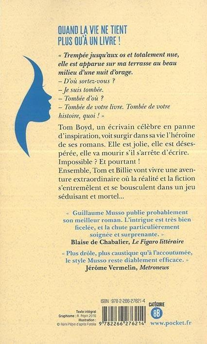Back cover of La fille de papier