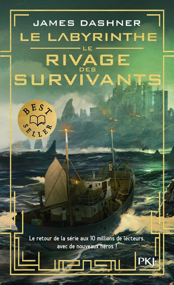 Front cover of Le labyrinthe : Le rivage des survivants Tome 1
