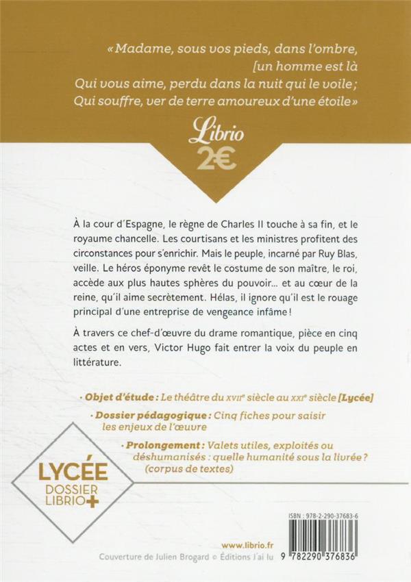 Back cover of Ruy Blas