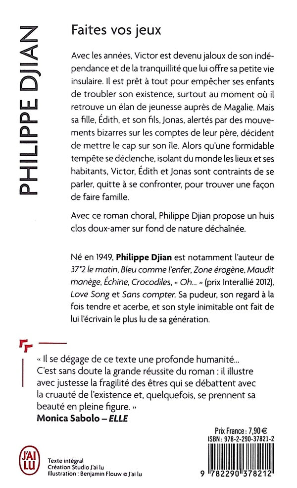 Back cover of Faites vos jeux
