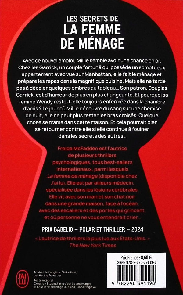 Back cover of Les Secrets de la femme de ménage