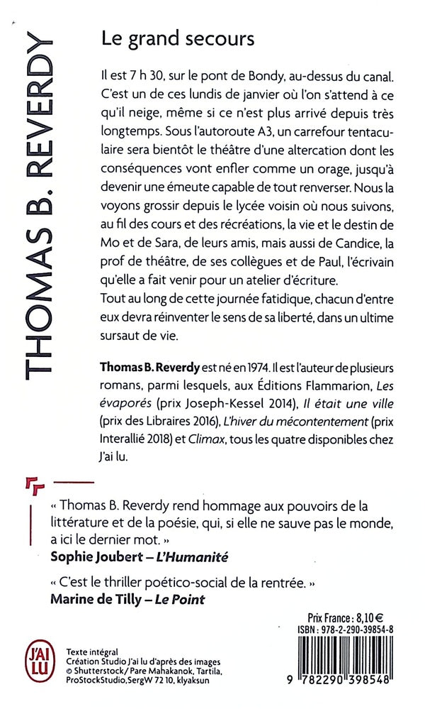 Back cover of Le grand secours