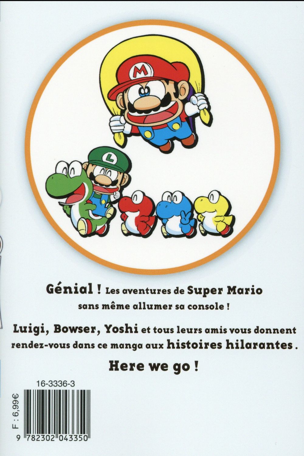 Back cover of Super Mario ; manga adventures Tome 1