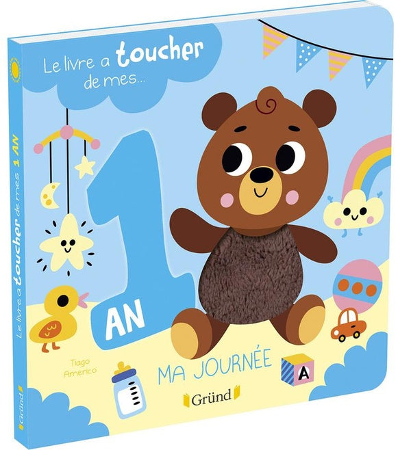 Front cover of Le livre à toucher de mes 1 an