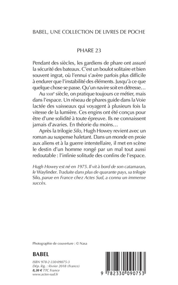 Back cover of Phare 23