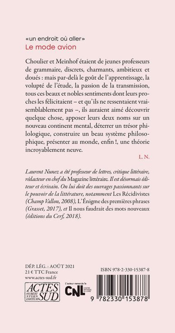 Back cover of Le mode avion