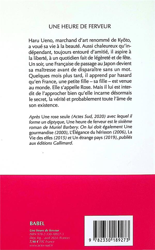 Back cover of Une heure de ferveur
