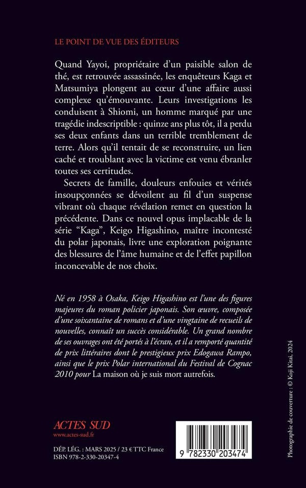 Back cover of Le Fil de l'espoir