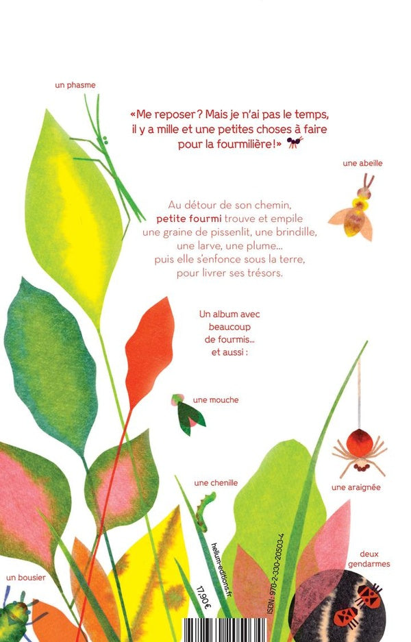 Back cover of Les trésors de petite fourmi