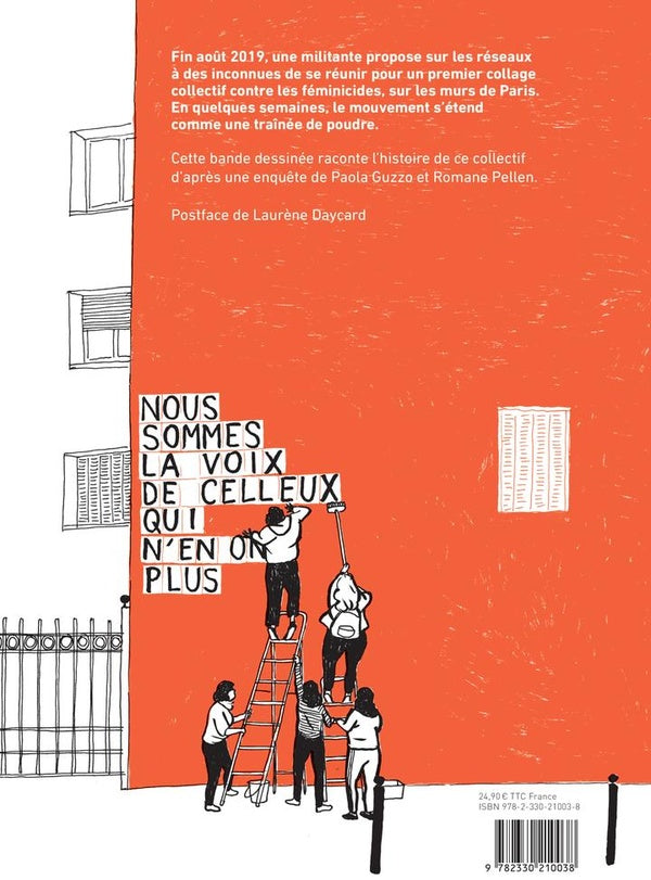 Back cover of Nous sommes la voix de celles qui n'en ont plus : A l'origine des collages contre les féminicides)