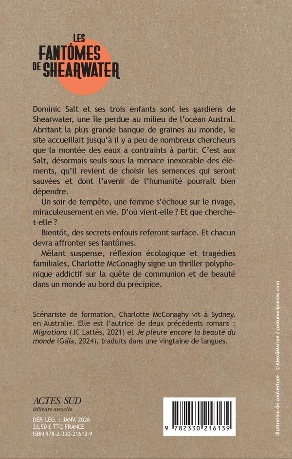 Back cover of Les fantômes de Shearwater