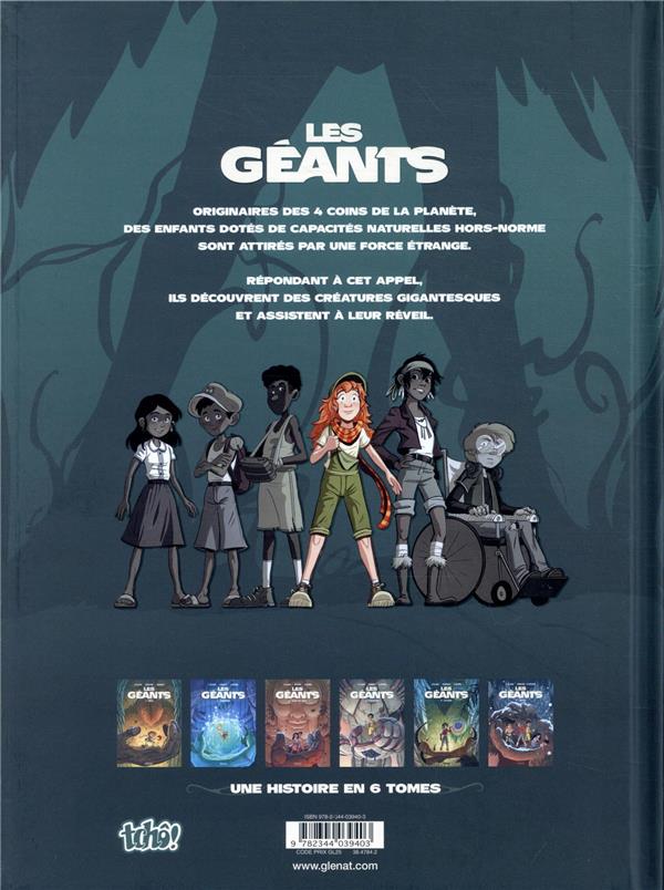 Back cover of Les Géants Tome 1 : Erin