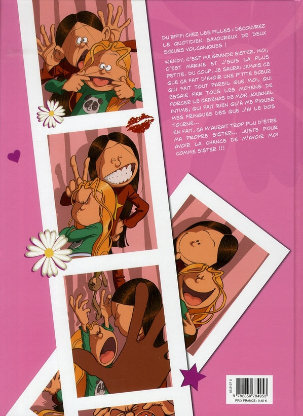 Back cover of Les Sisters Tome 1 : un air de famille