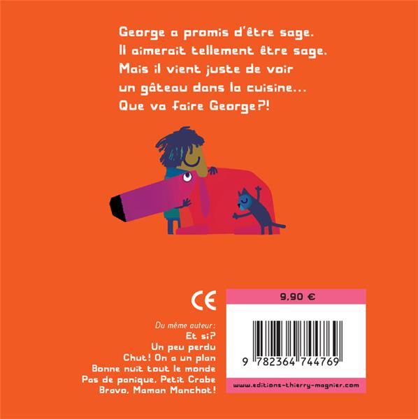 Back cover of Oh non, George !