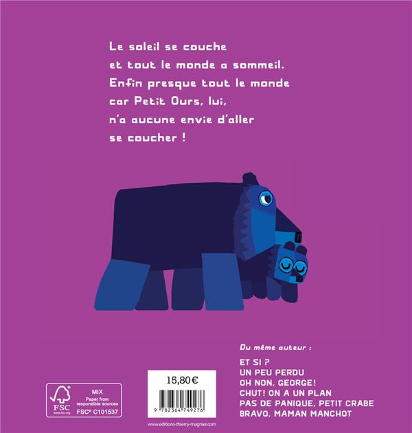 Back cover of Bonne nuit tout le monde